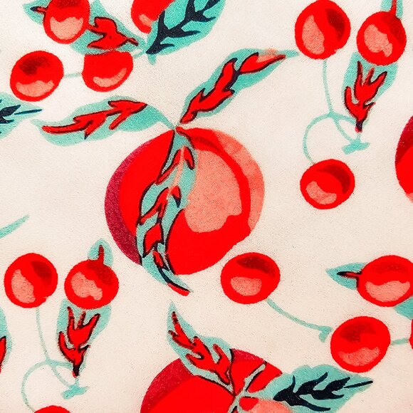 Juicy Couture Retro Peaches & Cream Cherry Dress - Picture 6 of 8